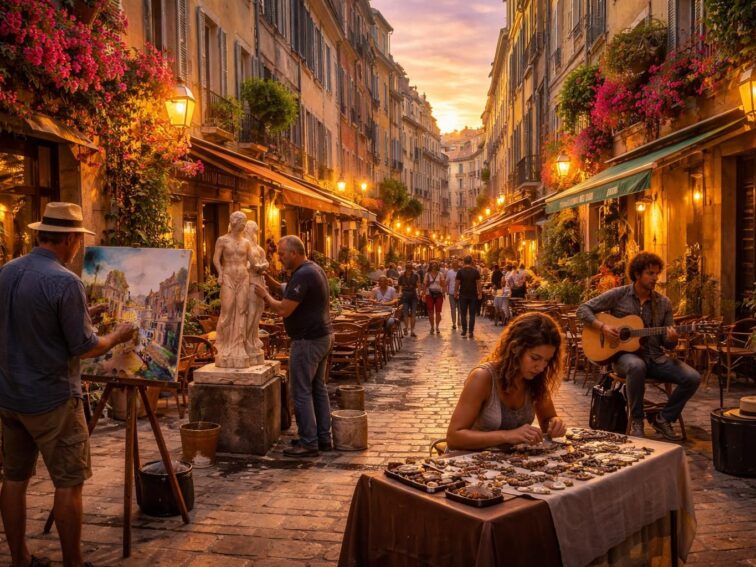 découvrez les rues chaudes de marseille, un lieu emblématique où artistes et créateurs se retrouvent pour partager inspiration, passion et originalité dans une ambiance unique.