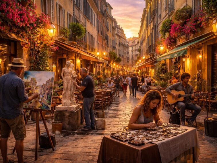 découvrez les rues chaudes de marseille, un lieu emblématique où artistes et créateurs se retrouvent pour partager inspiration, passion et originalité dans une ambiance unique.