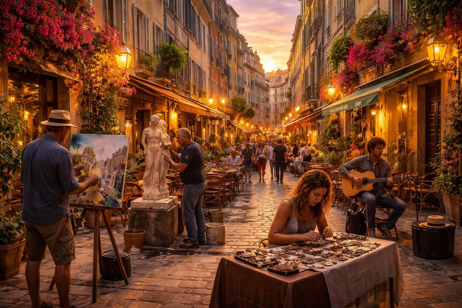 découvrez les rues chaudes de marseille, un lieu emblématique où artistes et créateurs se retrouvent pour partager inspiration, passion et originalité dans une ambiance unique.