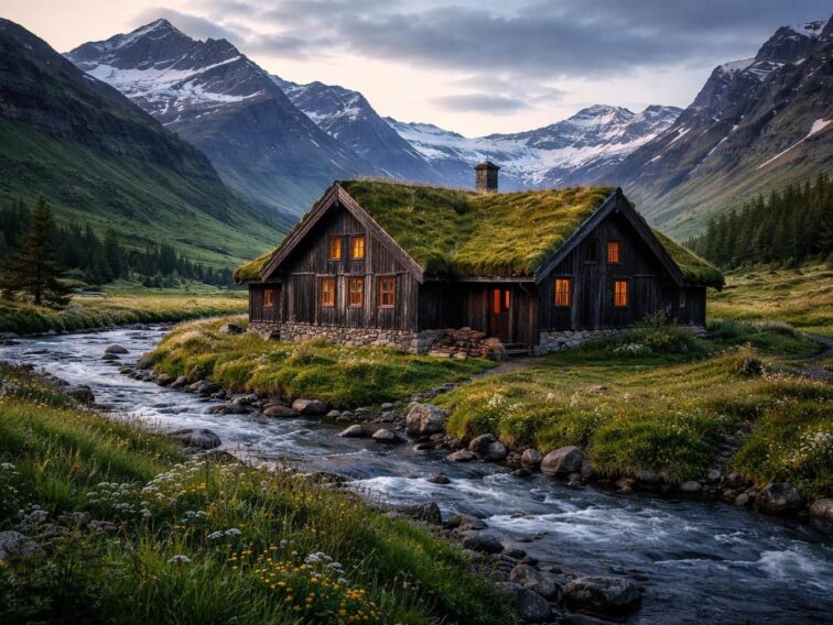 découvrez comment la maison islandaise allie durabilité et harmonie avec la nature, en adoptant des solutions écologiques et un design respectueux de l'environnement.