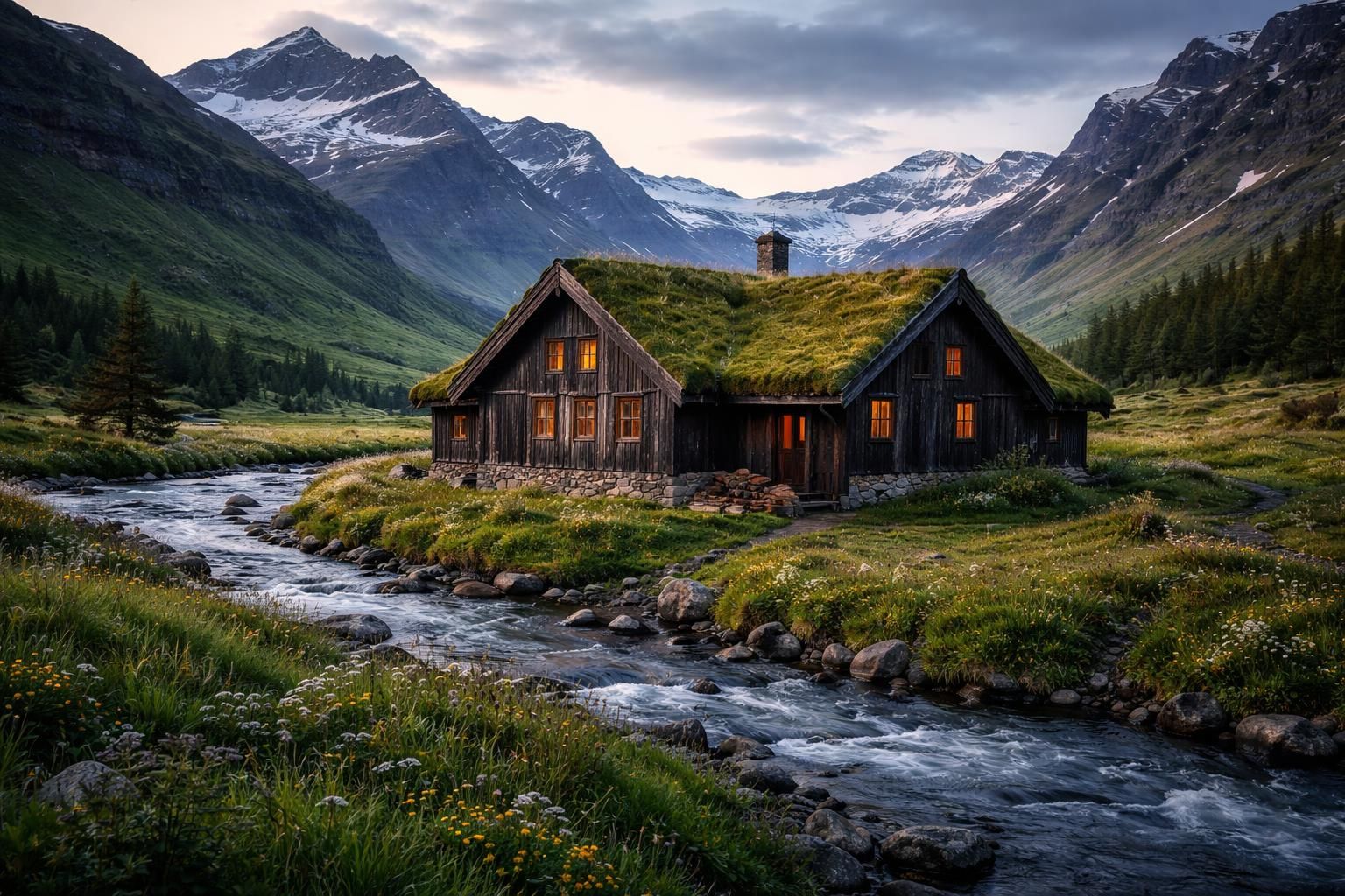 découvrez comment la maison islandaise allie durabilité et harmonie avec la nature, en adoptant des solutions écologiques et un design respectueux de l'environnement.