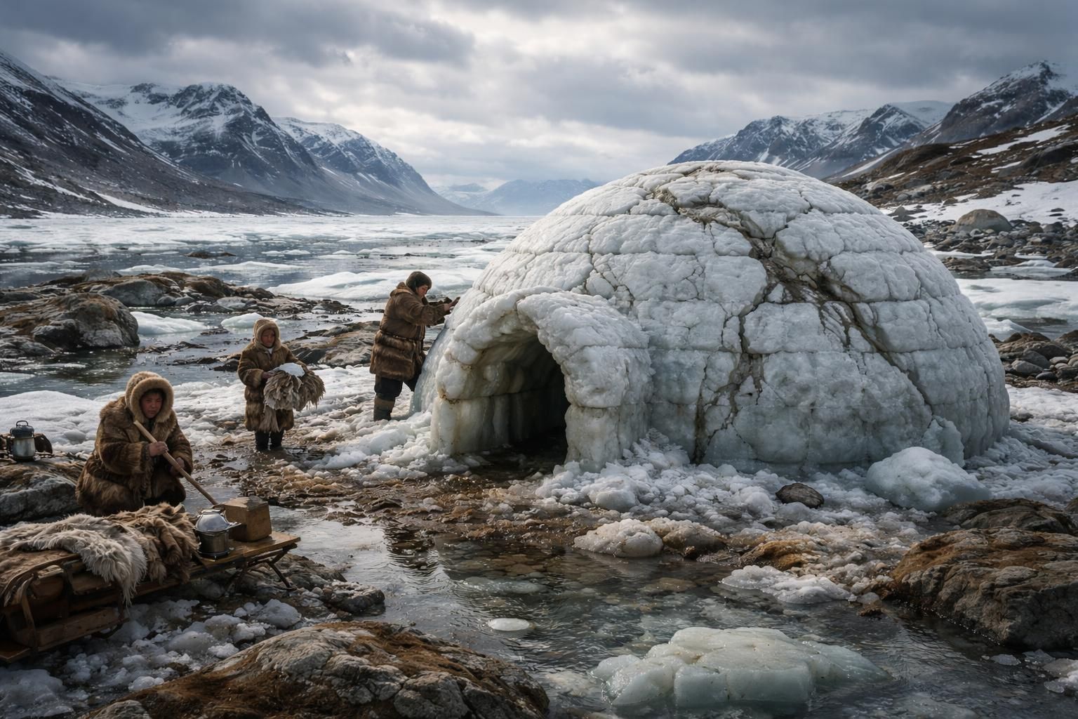 explorez les défis actuels auxquels font face les habitats inuits confrontés aux impacts du changement climatique, et découvrez les adaptations nécessaires pour préserver leur mode de vie traditionnel.