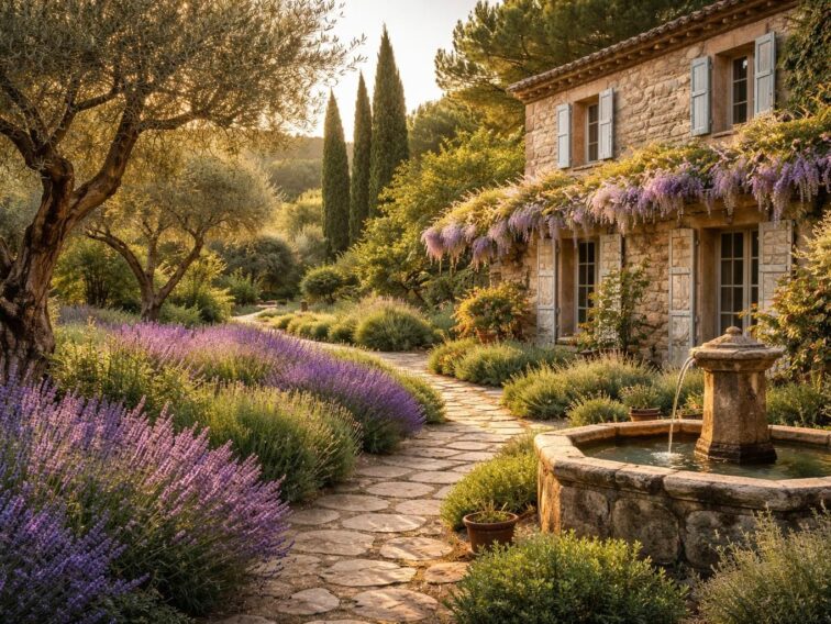 découvrez les jardins d'une maison provençale typique, un véritable havre de paix où se mêlent charme naturel, plantes aromatiques et ambiance relaxante.