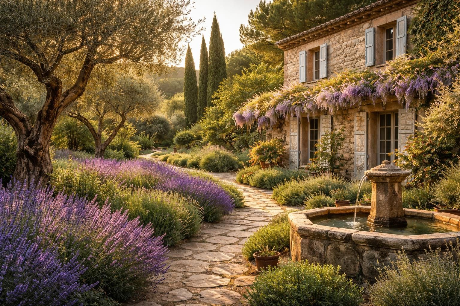 découvrez les jardins d'une maison provençale typique, un véritable havre de paix où se mêlent charme naturel, plantes aromatiques et ambiance relaxante.