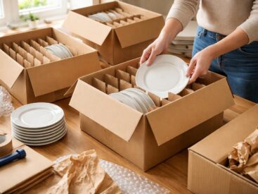 découvrez comment choisir les cartons de déménagement adaptés pour protéger parfaitement vos assiettes lors de votre déménagement.