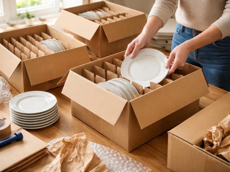 découvrez comment choisir les cartons de déménagement adaptés pour protéger parfaitement vos assiettes lors de votre déménagement.