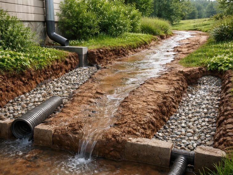 découvrez les meilleures solutions de drainage pour évacuer efficacement l'eau de pluie sur un terrain argileux et protéger votre terrain des infiltrations et stagnations.